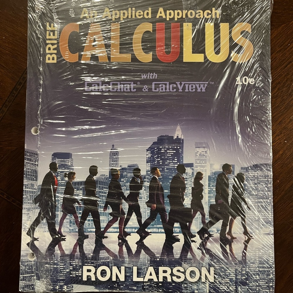An Applied Approach Calculus Ron Larson 10e